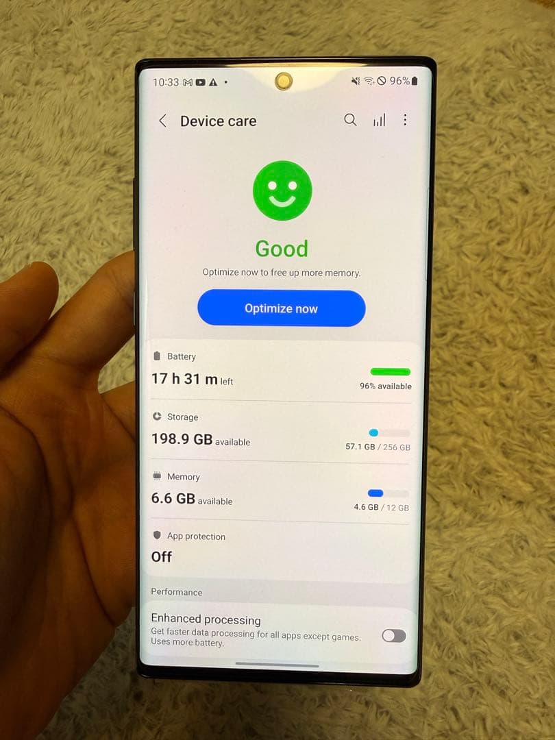 スマートフォン本体 Samsung Galaxy Note10+ SC-01M