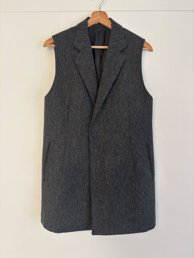 ＜H＞LOVAT TWEED GILET/ベスト グレー S