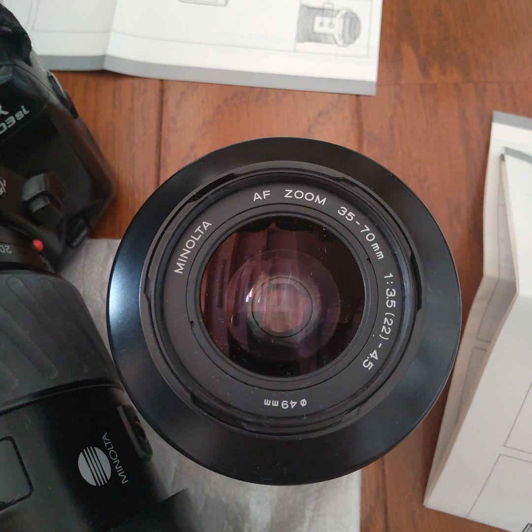 ミノルタ　一眼レフカメラ　α-303si と AF75-300mm