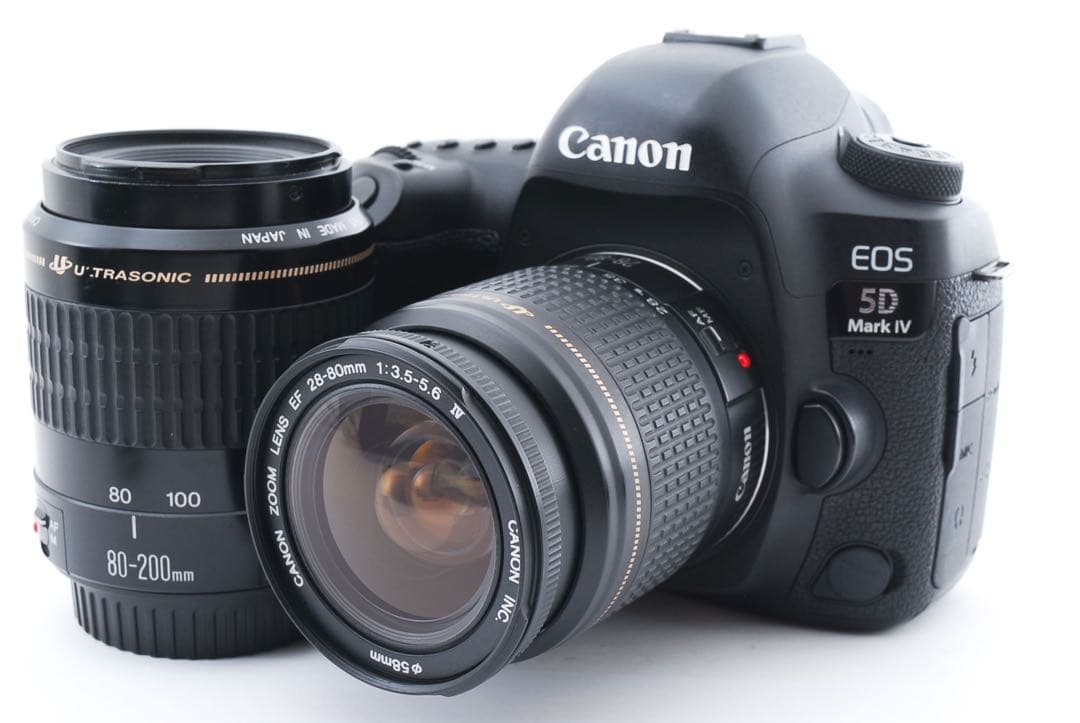 動画/保証/Canon EOS 5D Mark IV標準&望遠ダブルレンズセット