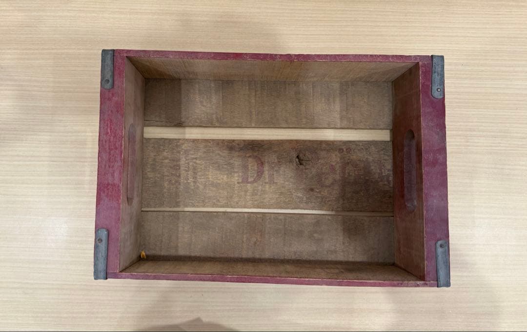 値下げしました‼️ドクターペッパー　木箱ビンテージ　アンティークDr.pepper