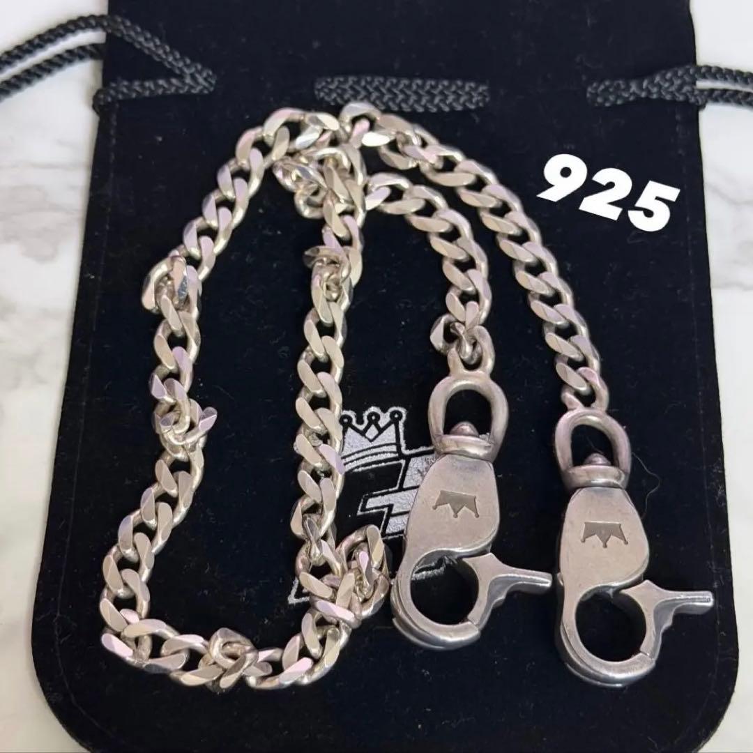 FAT tm ウォレットチェーン 喜平 シルバー 925