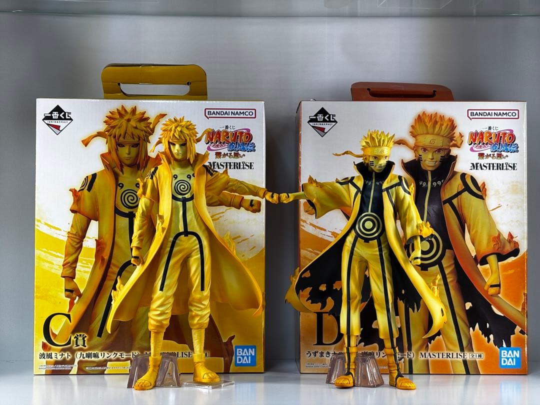 ナルト　一番くじ　繋がる思い　C賞　ミナト D賞　ナルト　セット