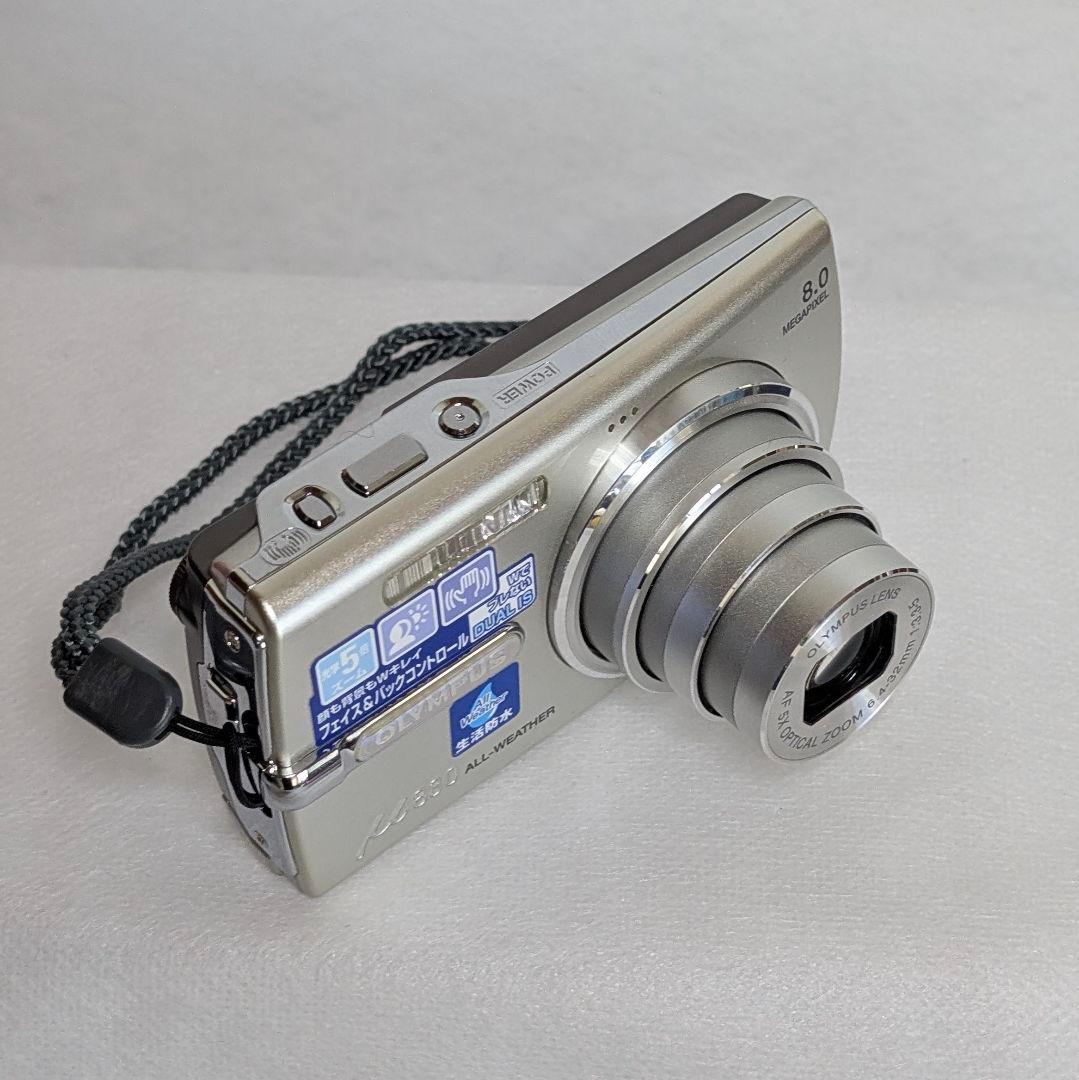 OLYMPUS μ830 シルバー オールド コンデジ 動作確認済