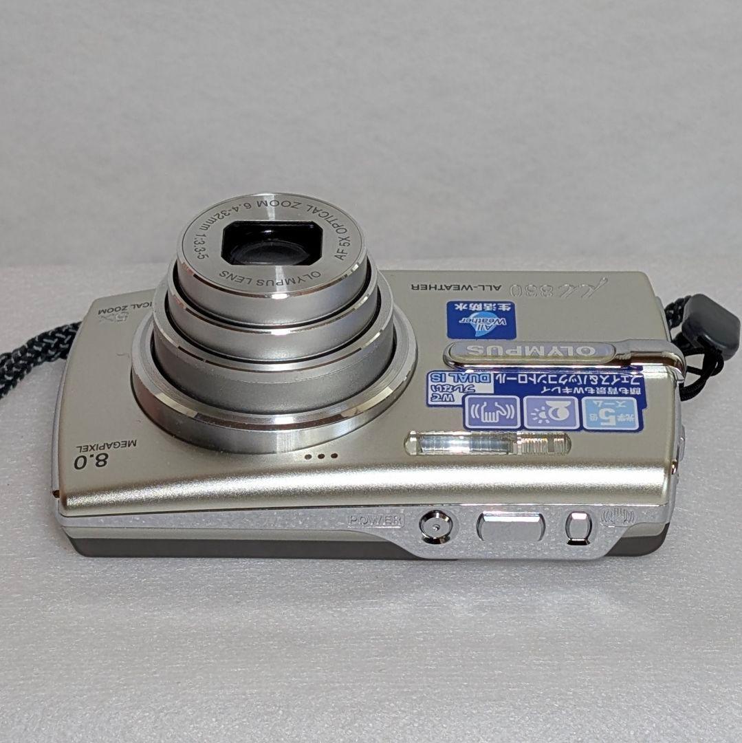 OLYMPUS μ830 シルバー オールド コンデジ 動作確認済