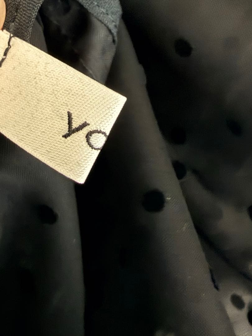 YORI ドットフロッキーティアードジレ