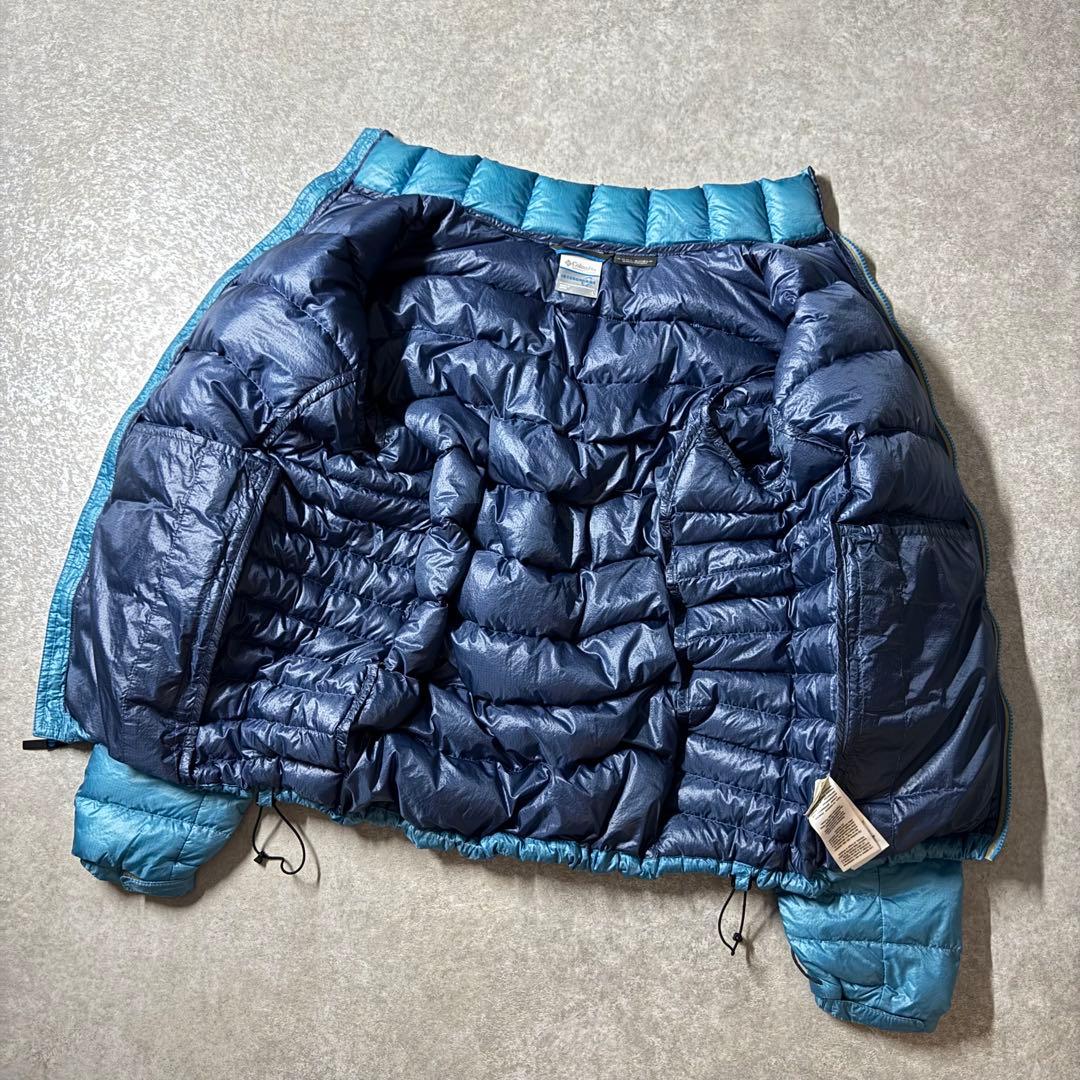 columbia down jacket puffer padded 水色