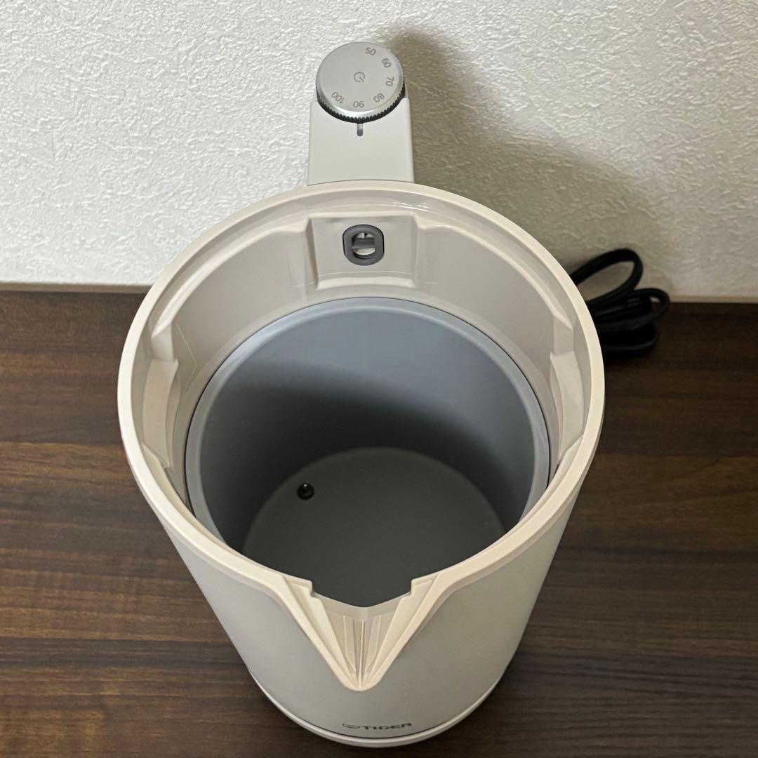 【新品・保証付】タイガー魔法瓶 電気ケトル 温度調節 PTQ-A100HS