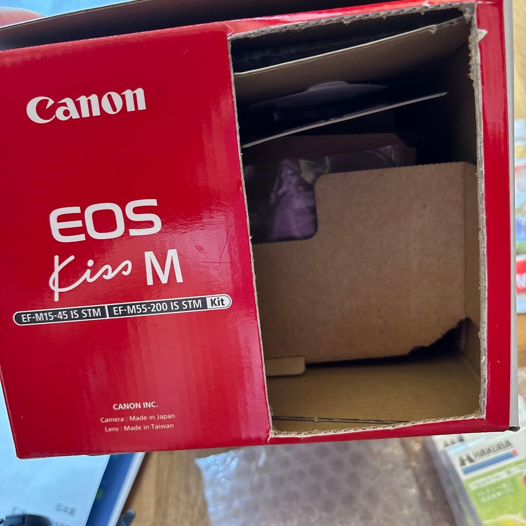 Canon ミラーレス一眼カメラ EOS Kiss M ダブルレンズ