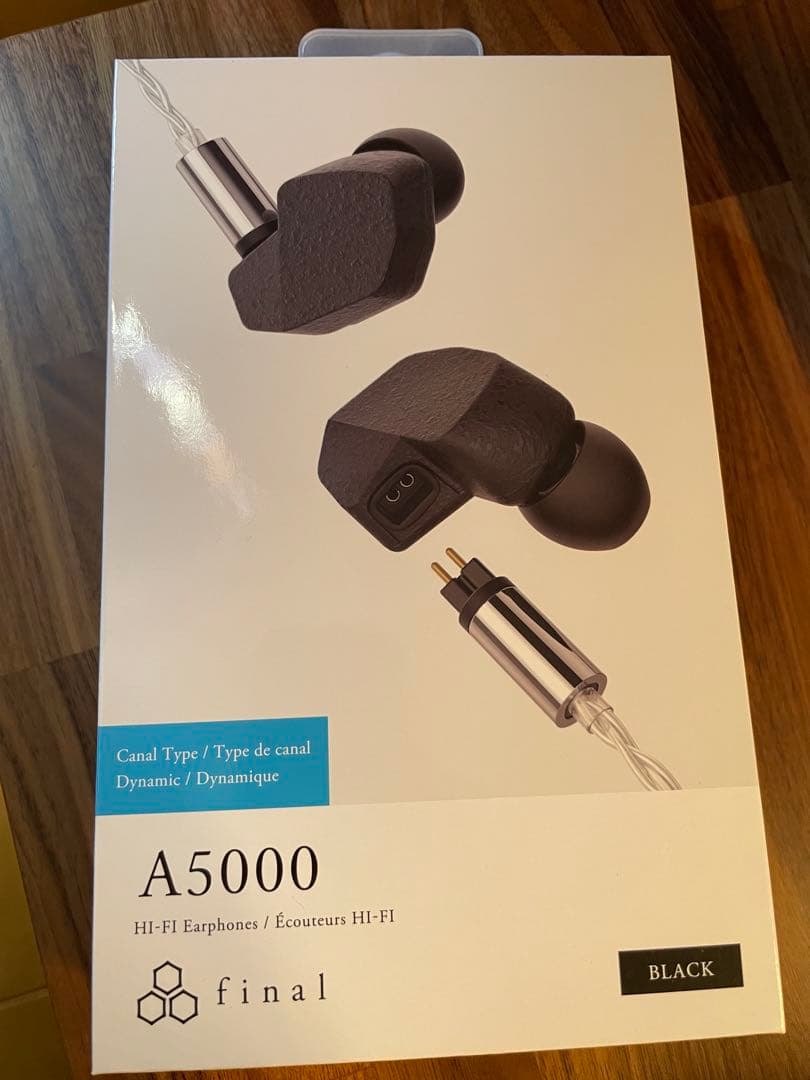 【新品・未開封品】final a5000 ブラック 有線イヤホン