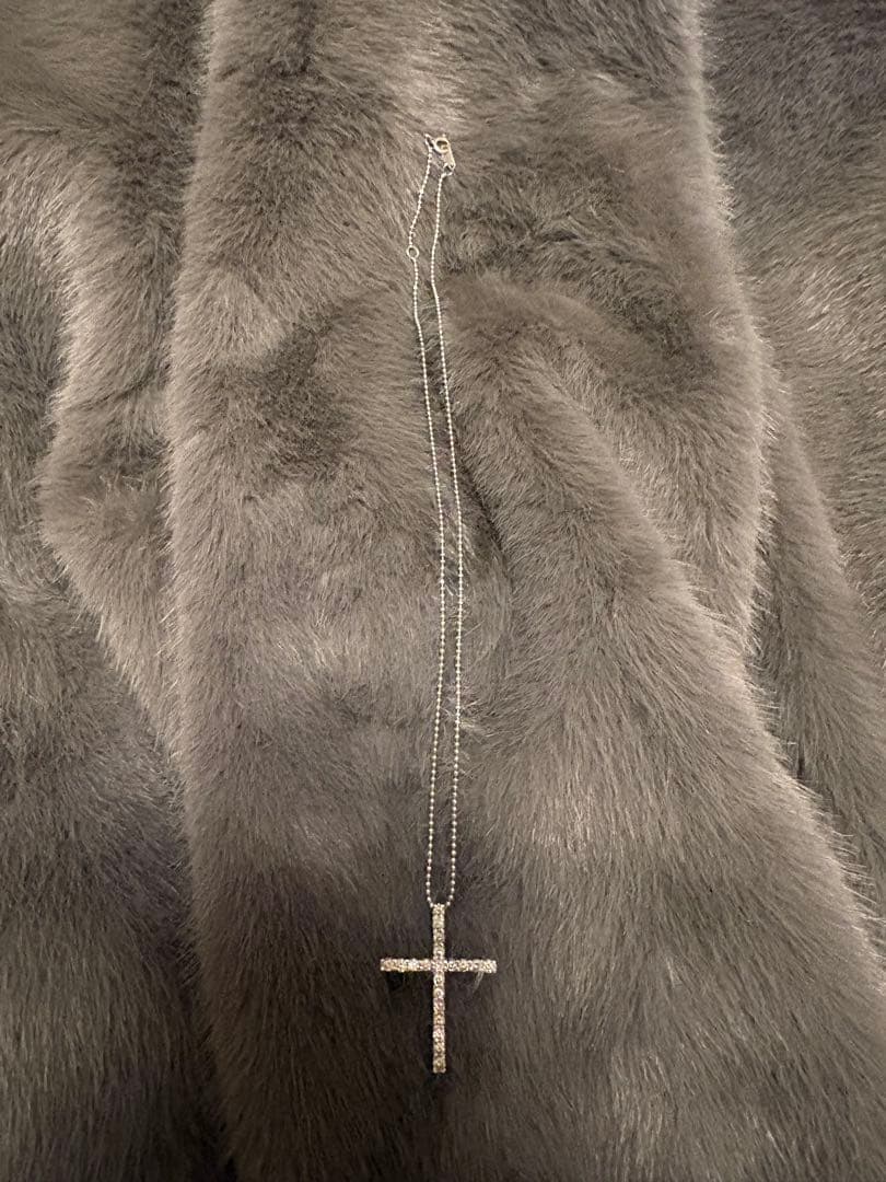 18金WGネックレスとリングセット