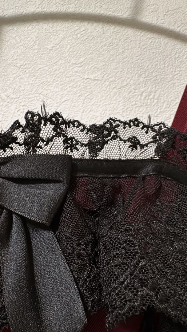 不思議の国のジャンパースカート【受注生産】(ワイン-M)