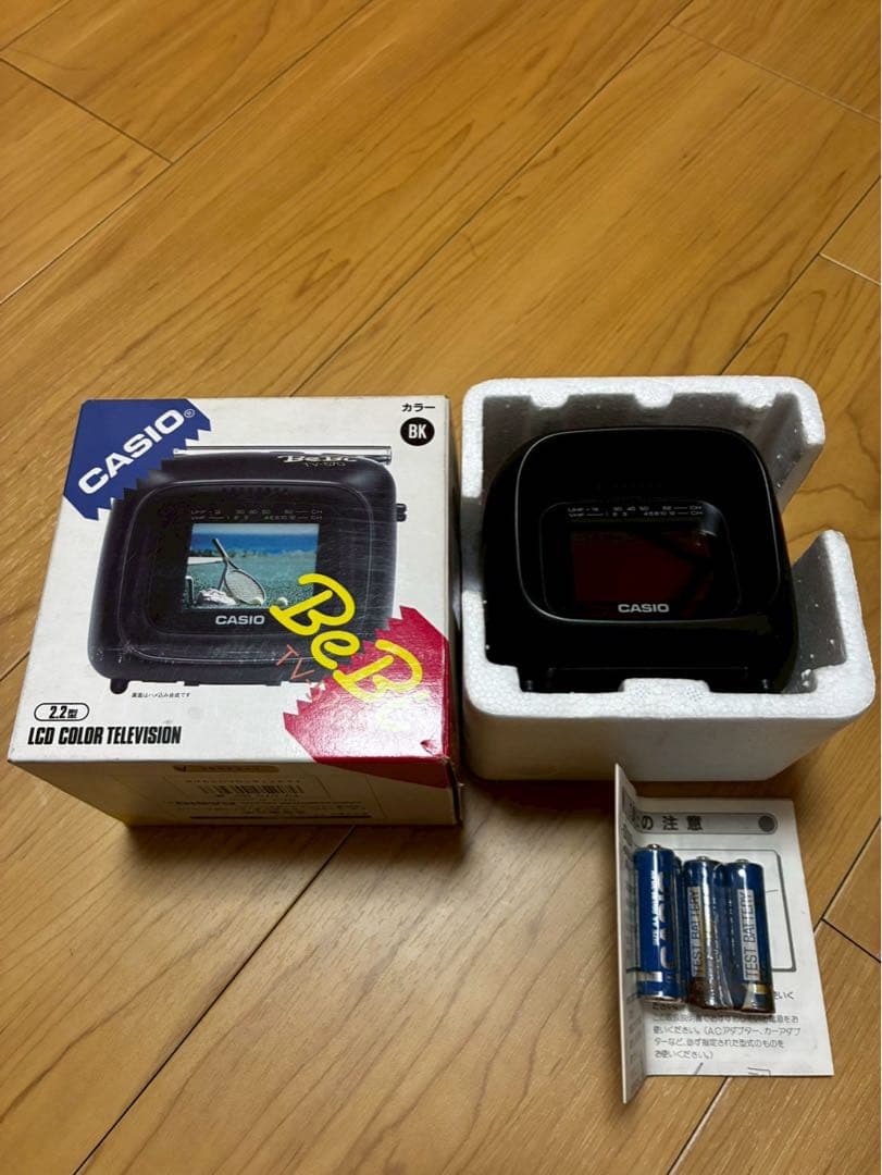 CASIO DeBi TV-170 2.2型 LCDカラーテレビ 箱付き レトロ