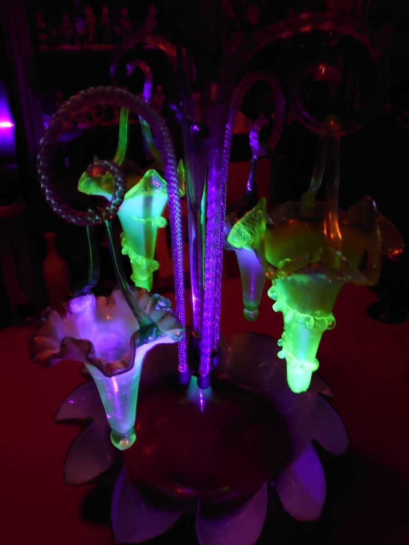 フランス1890s'ヴィクトリアイパーン グリーンオパールセント ヴァセリンSP