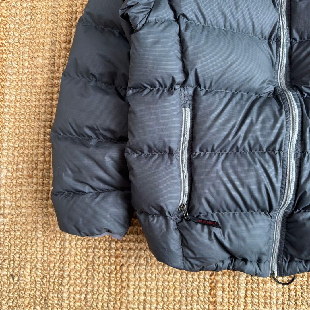 90s montbell ダウンジャケット グレー