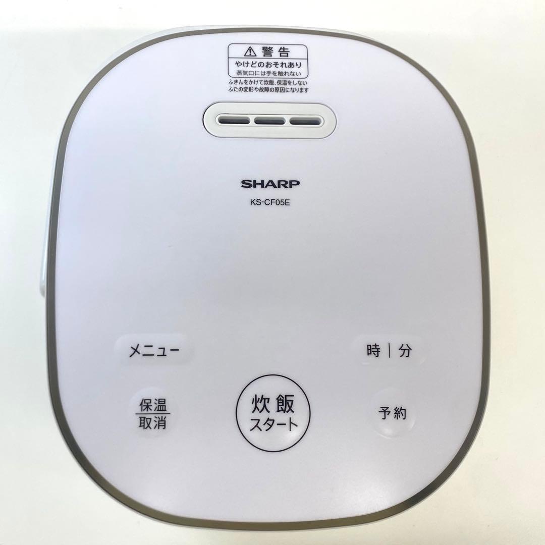 SHARP シャープ 炊飯器 KS-CF05E-W ホワイト 2024年製
