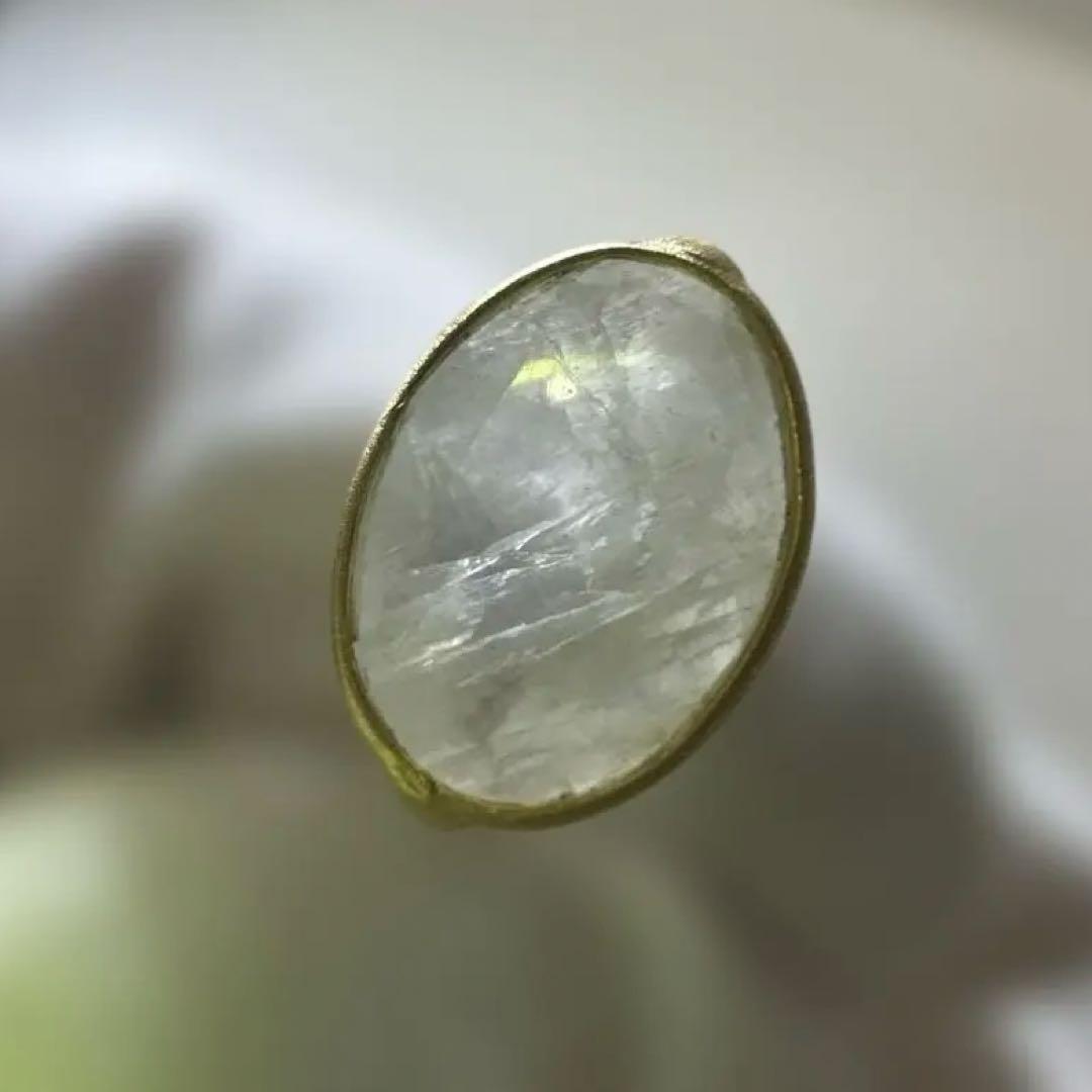 ☆Odul☆レインボームーンストーン☆ネックレス & リング☆未使用品☆