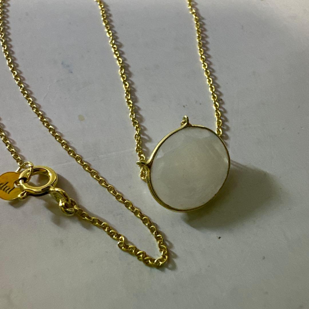 ☆Odul☆レインボームーンストーン☆ネックレス & リング☆未使用品☆