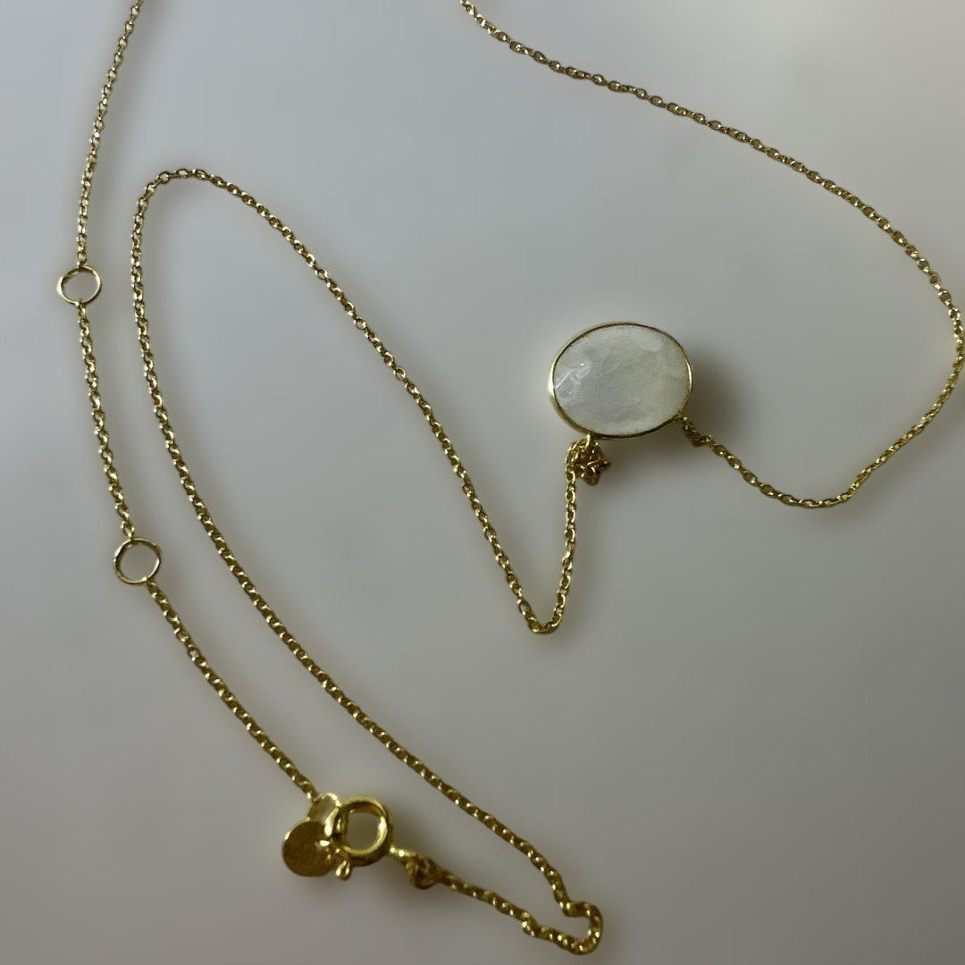 ☆Odul☆レインボームーンストーン☆ネックレス & リング☆未使用品☆