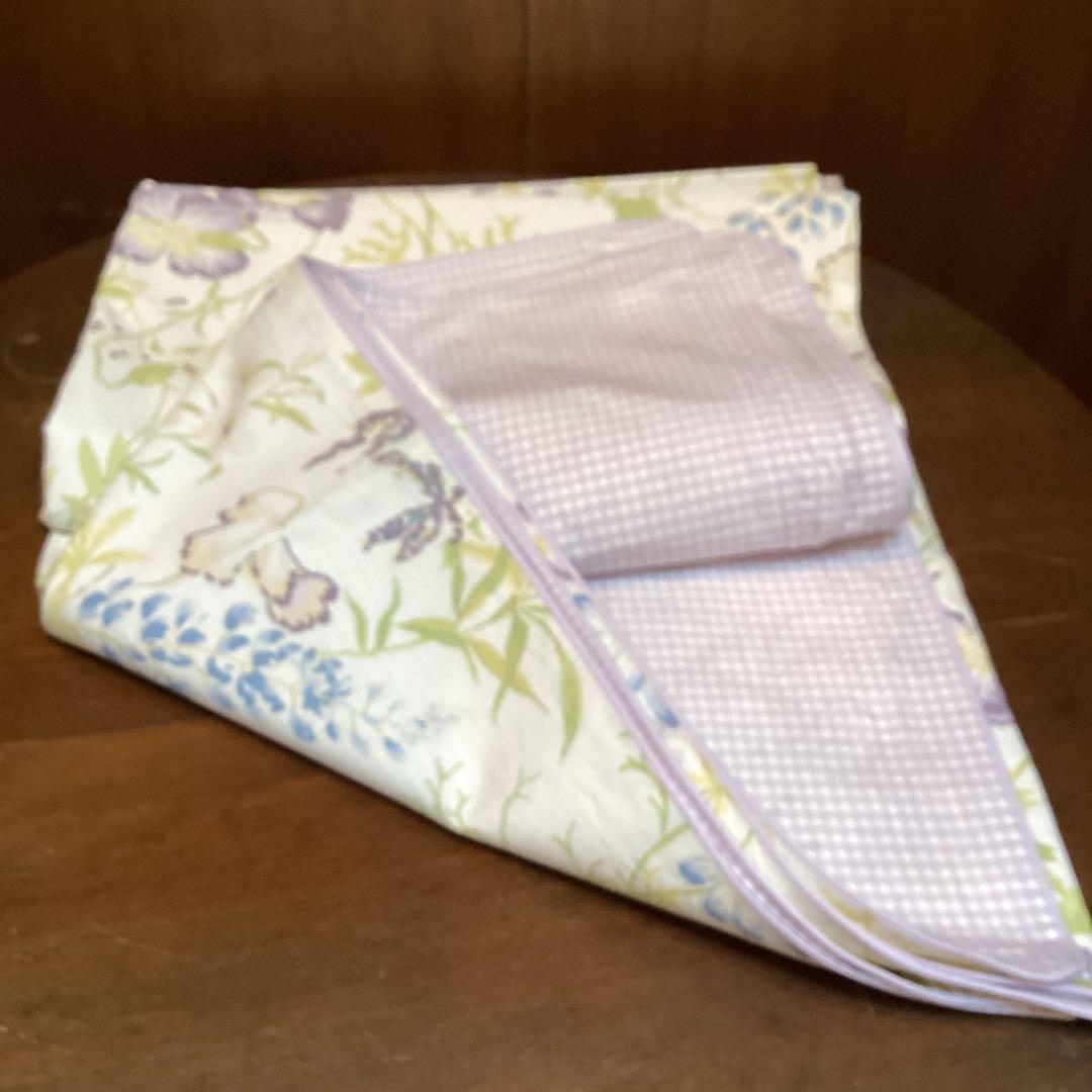 ローラアシュレイ シングル デュベカバーとピローケースセットニーシャ/ラベンダー