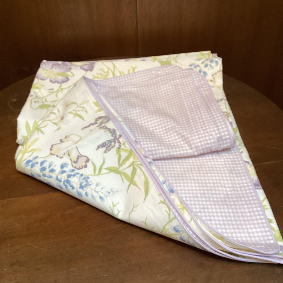 ローラアシュレイ シングル デュベカバーとピローケースセットニーシャ/ラベンダー