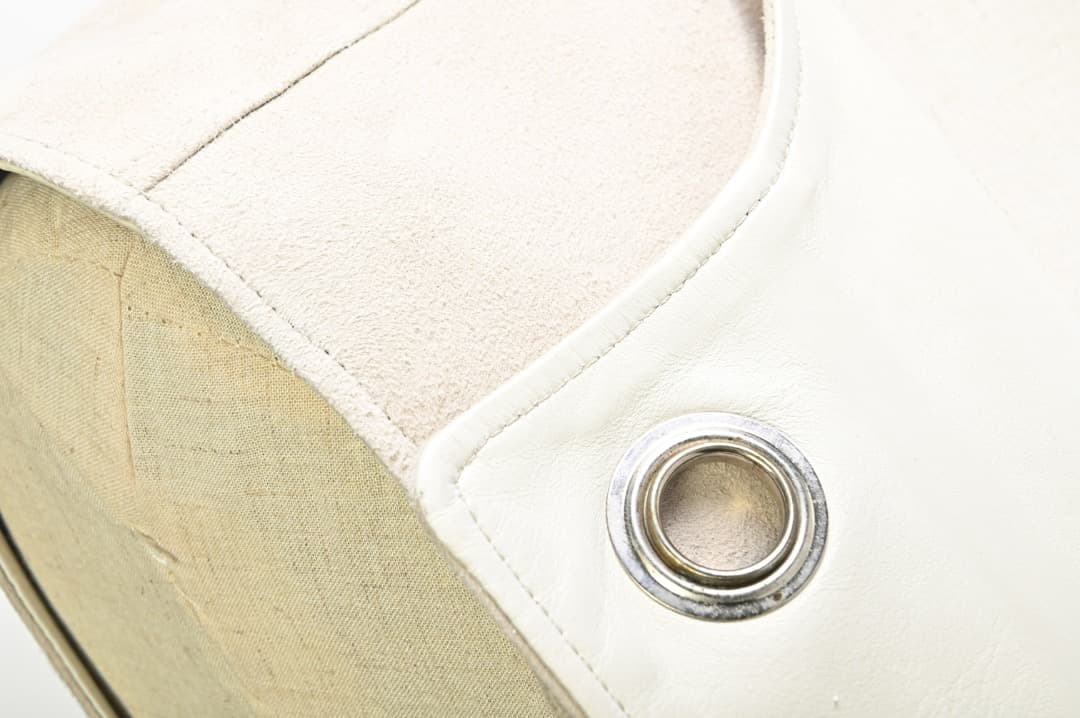 エルメス　ベージュ スエード　ノースリーブ　ベスト　ジレ