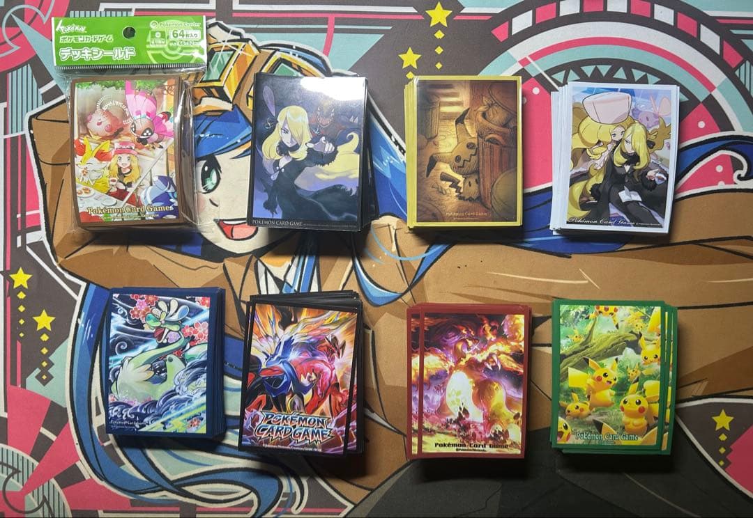 ポケカスリーブ　シロナ　カトレアなど