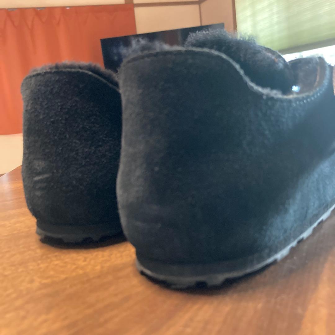 美品　ビルケンシュトック　ボストン　Boston　ボア　黒　26.5cm