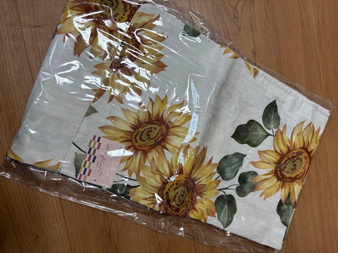 早い者勝ち⭐︎新品未使用　浴衣5点セット　大人気　ひまわり　オシャレ　Dita