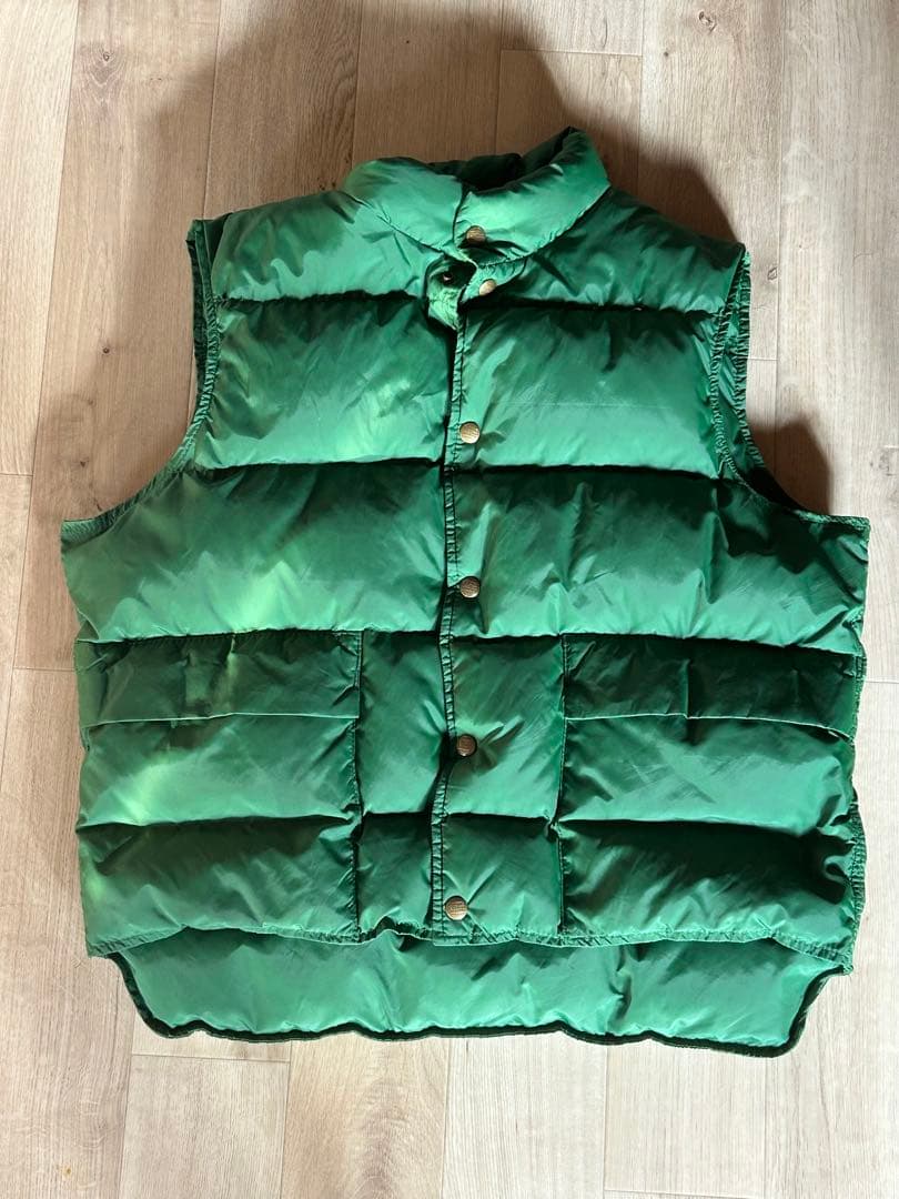 L.L.Bean グリーンダウンベスト 80s