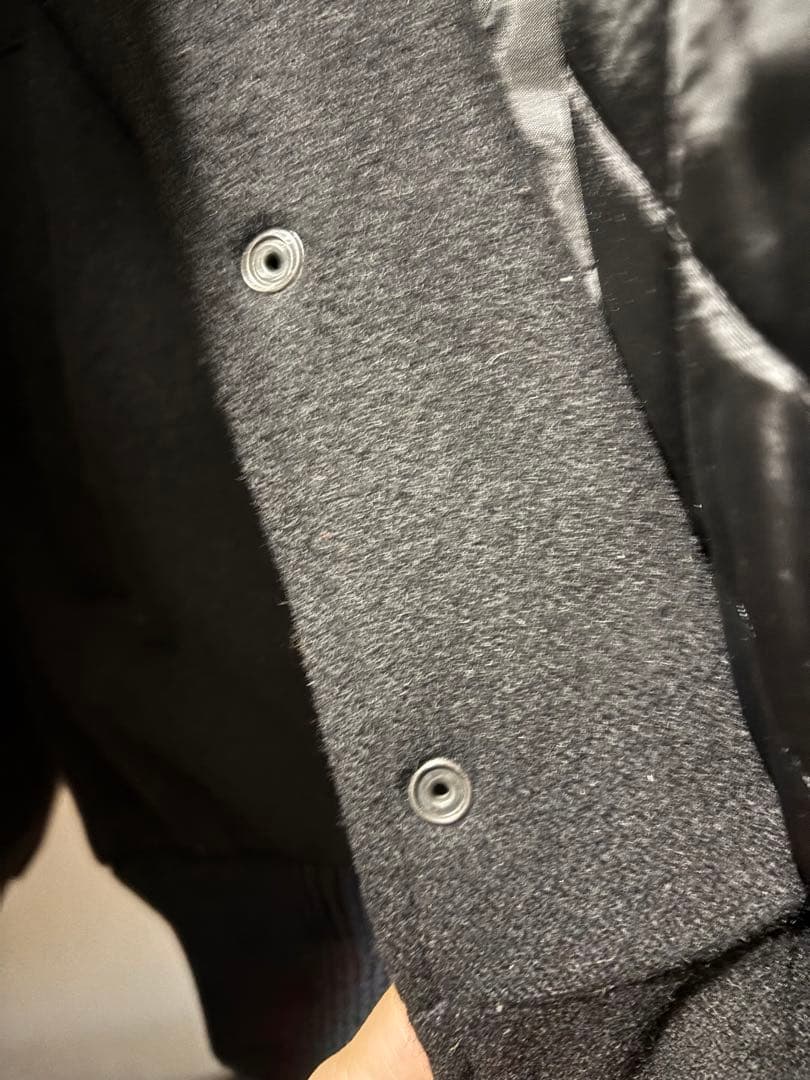 美品　GDC グランドキャニオン　スタジャン ネイビー/ホワイト　レザー　S