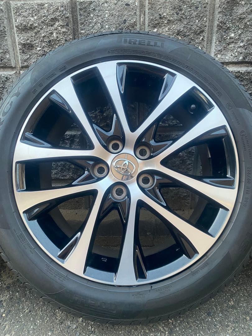 【えの】18インチ ホイールセット エスティマ純正