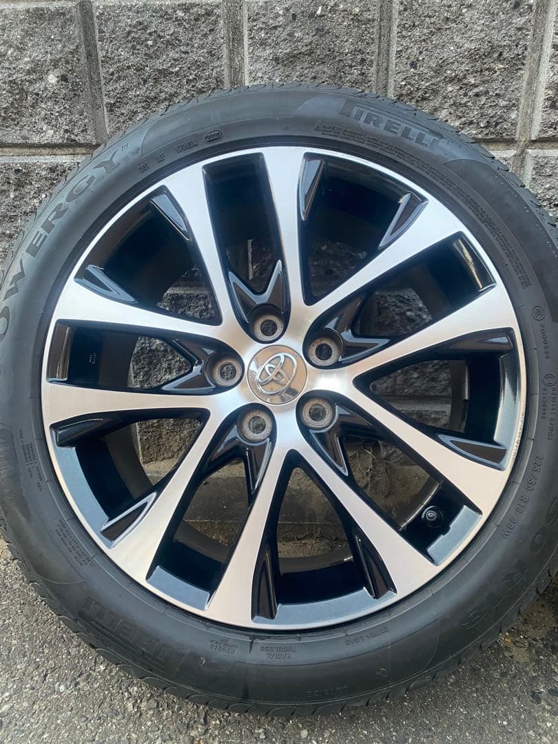 【えの】18インチ ホイールセット エスティマ純正