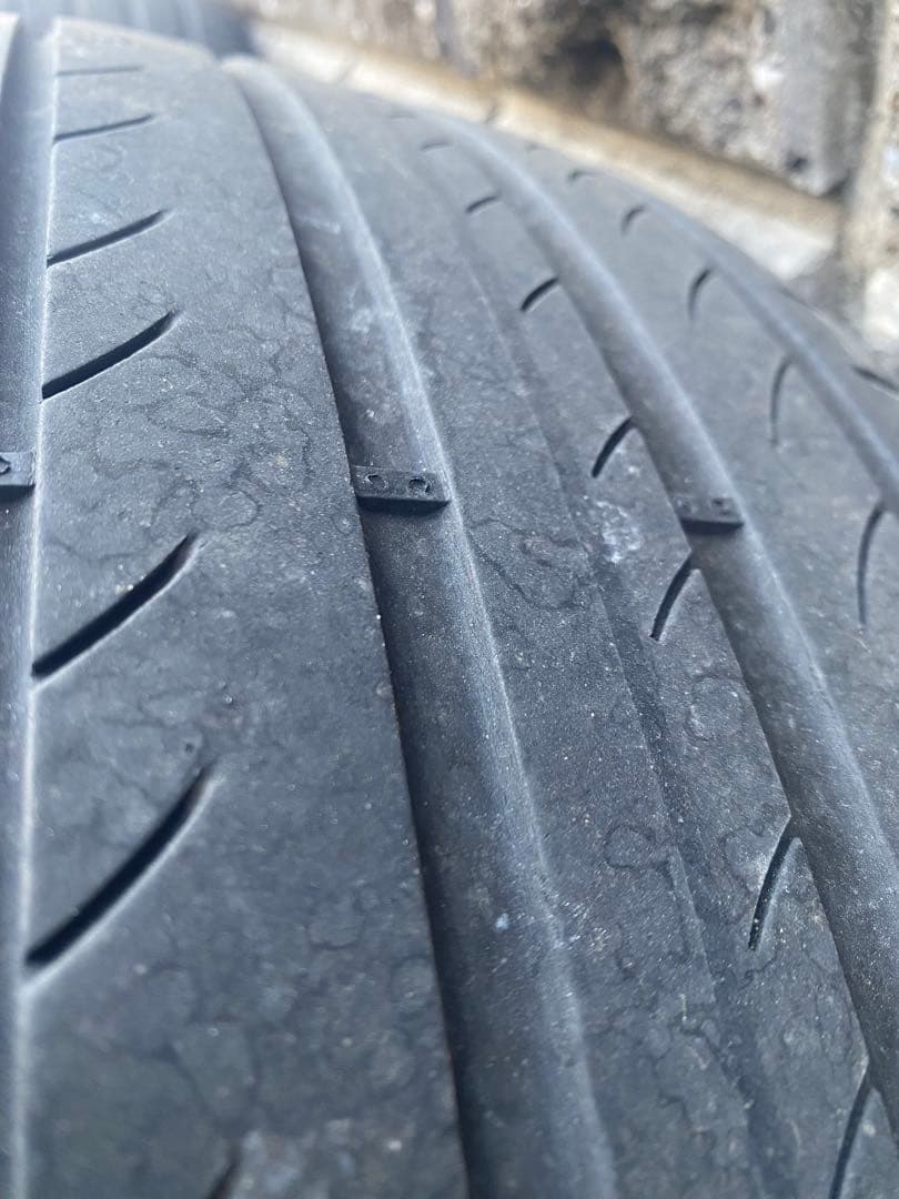 【えの】18インチ ホイールセット エスティマ純正