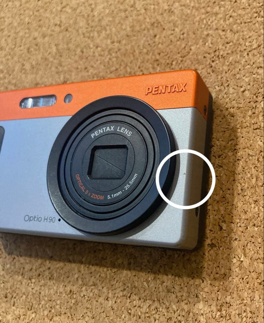 PENTAX Optio H90 デジカメ オレンジ