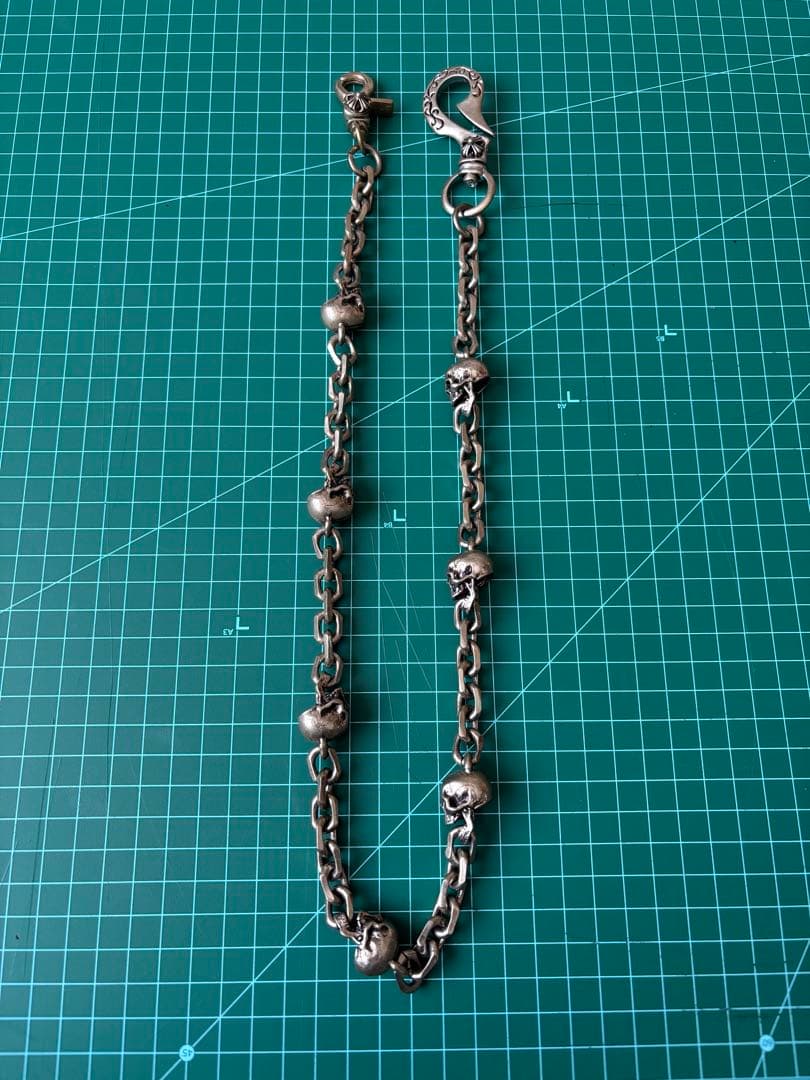 スカルデザイン ウォレットチェーン