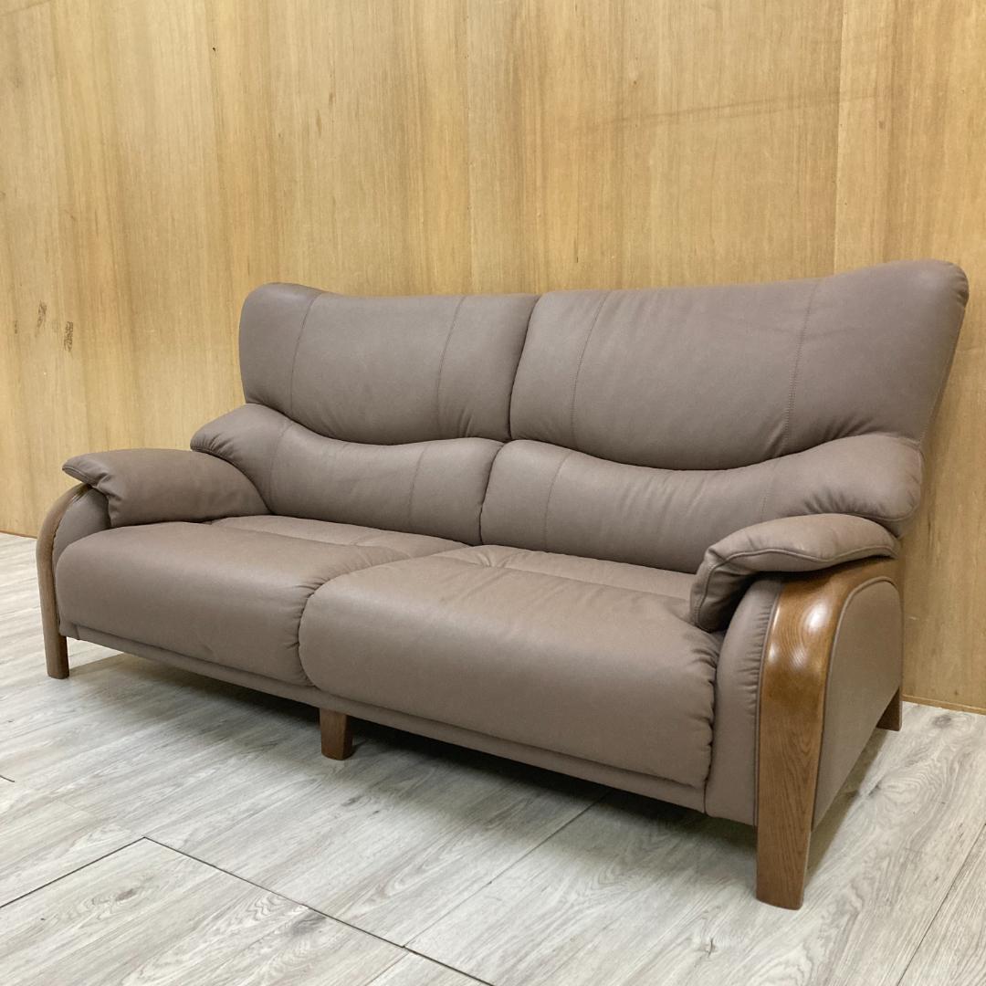 【マルニ】本革　2人掛けソファ　２Ｐソファ