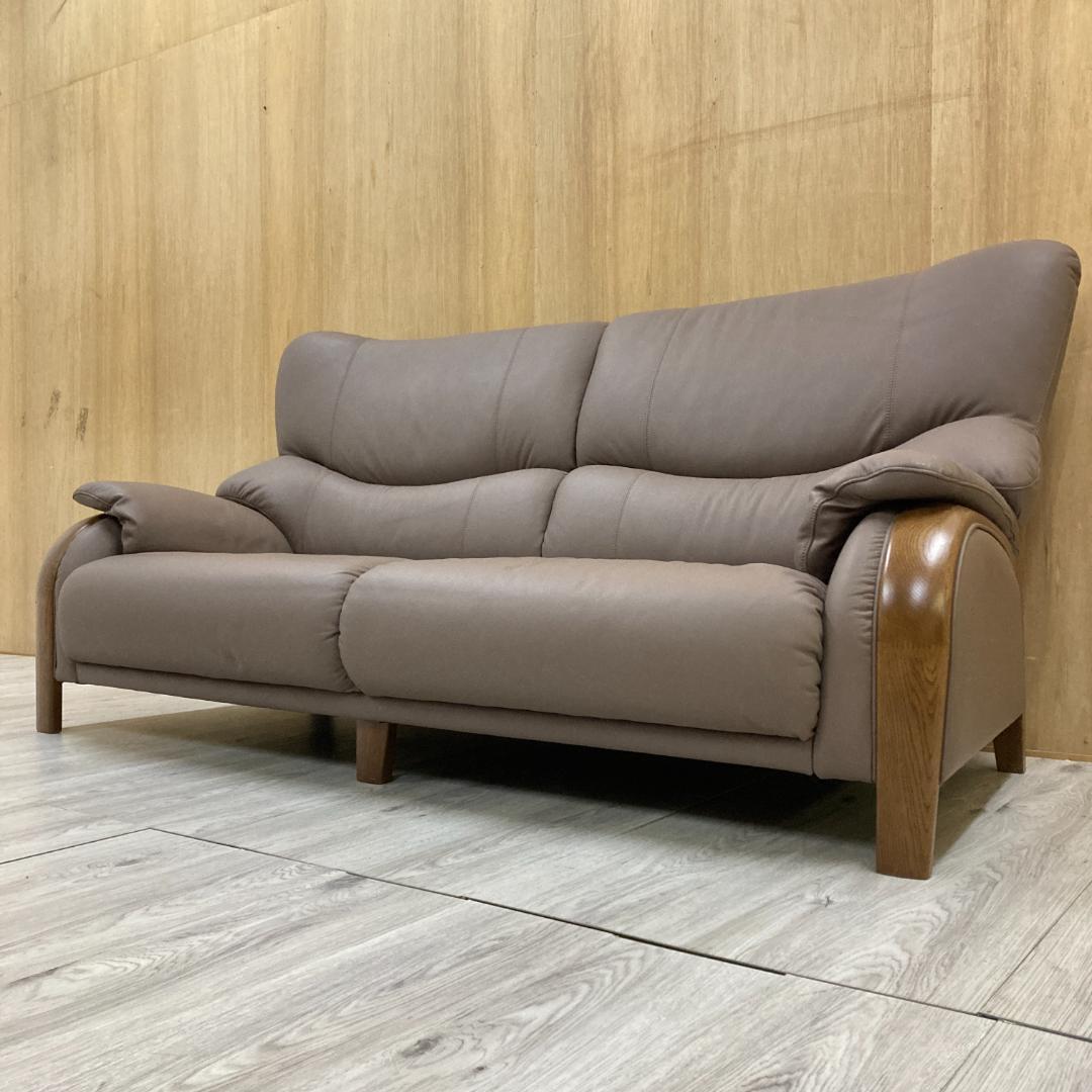 【マルニ】本革　2人掛けソファ　２Ｐソファ