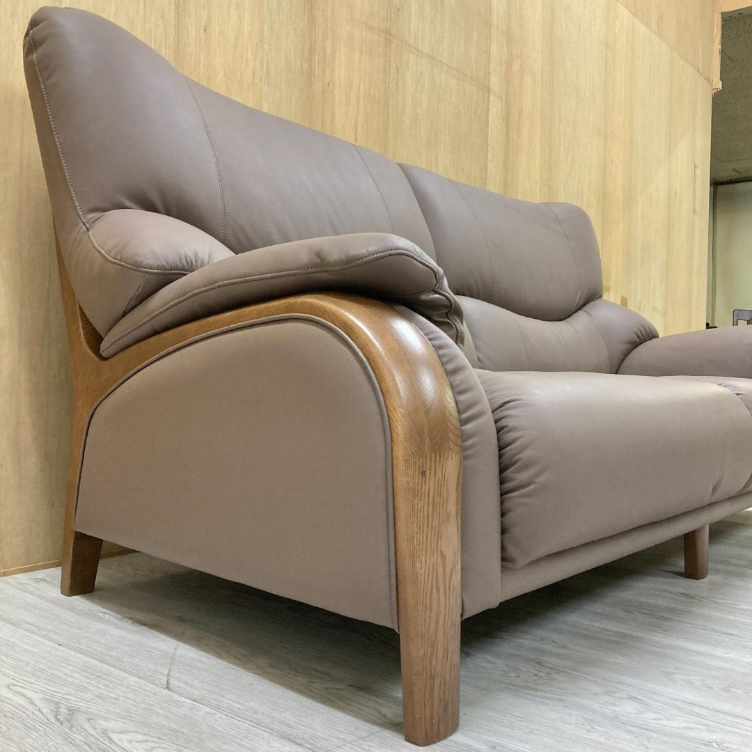 【マルニ】本革　2人掛けソファ　２Ｐソファ