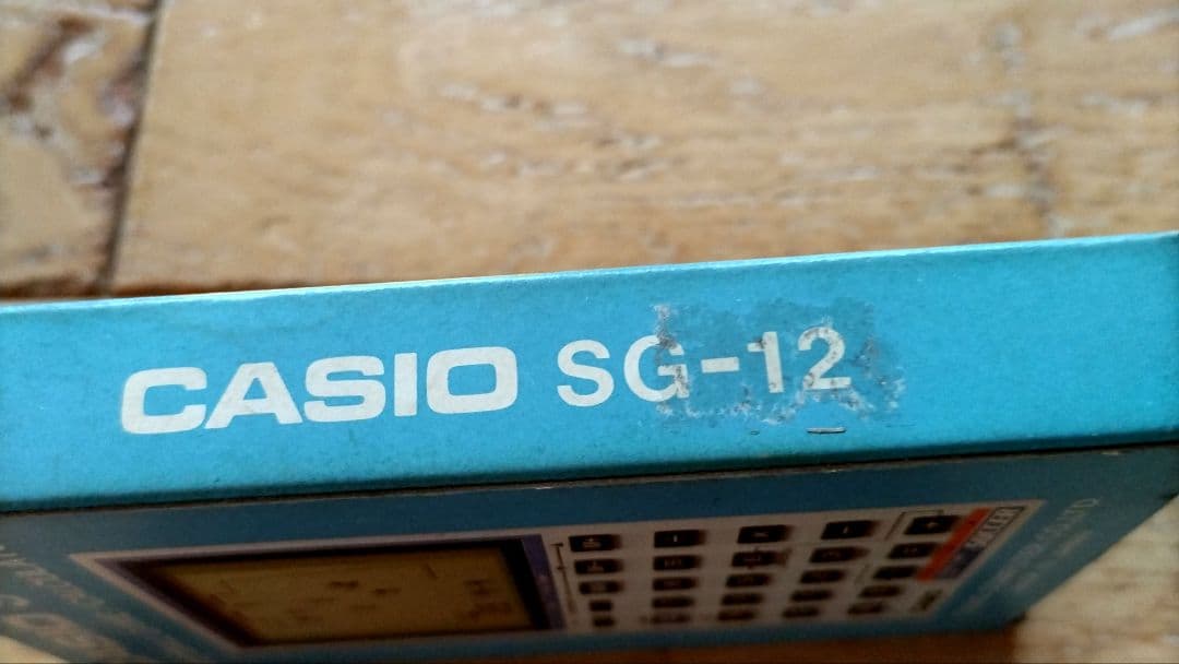 ふ*も様 CASIO SG-12 フットボールゲーム/計算機