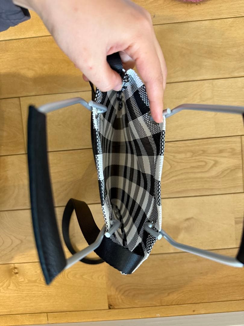 MARNI ショルダーバッグ　マルニマーケット　フラワーカフェ　チェック柄