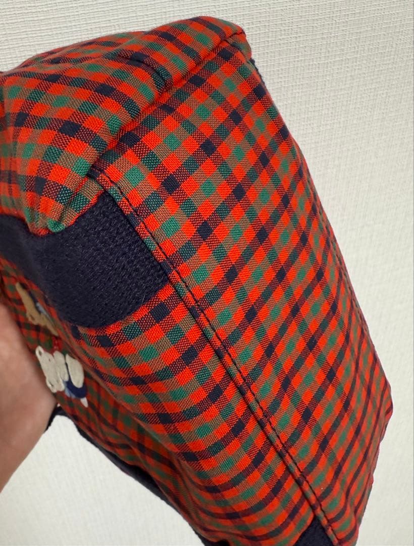 ファミリア familiar ふるさと納税 ショルダーバッグ 赤チェック 西脇市