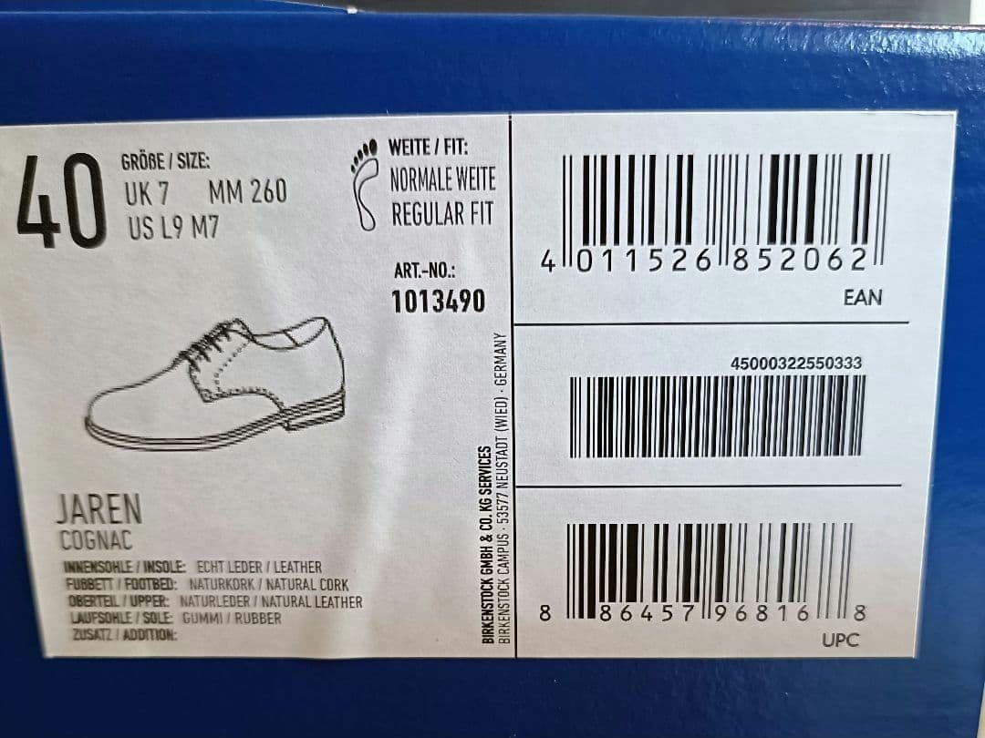 【新品未使用】BIRKENSTOCK / ビルケンシュトック ジャレン