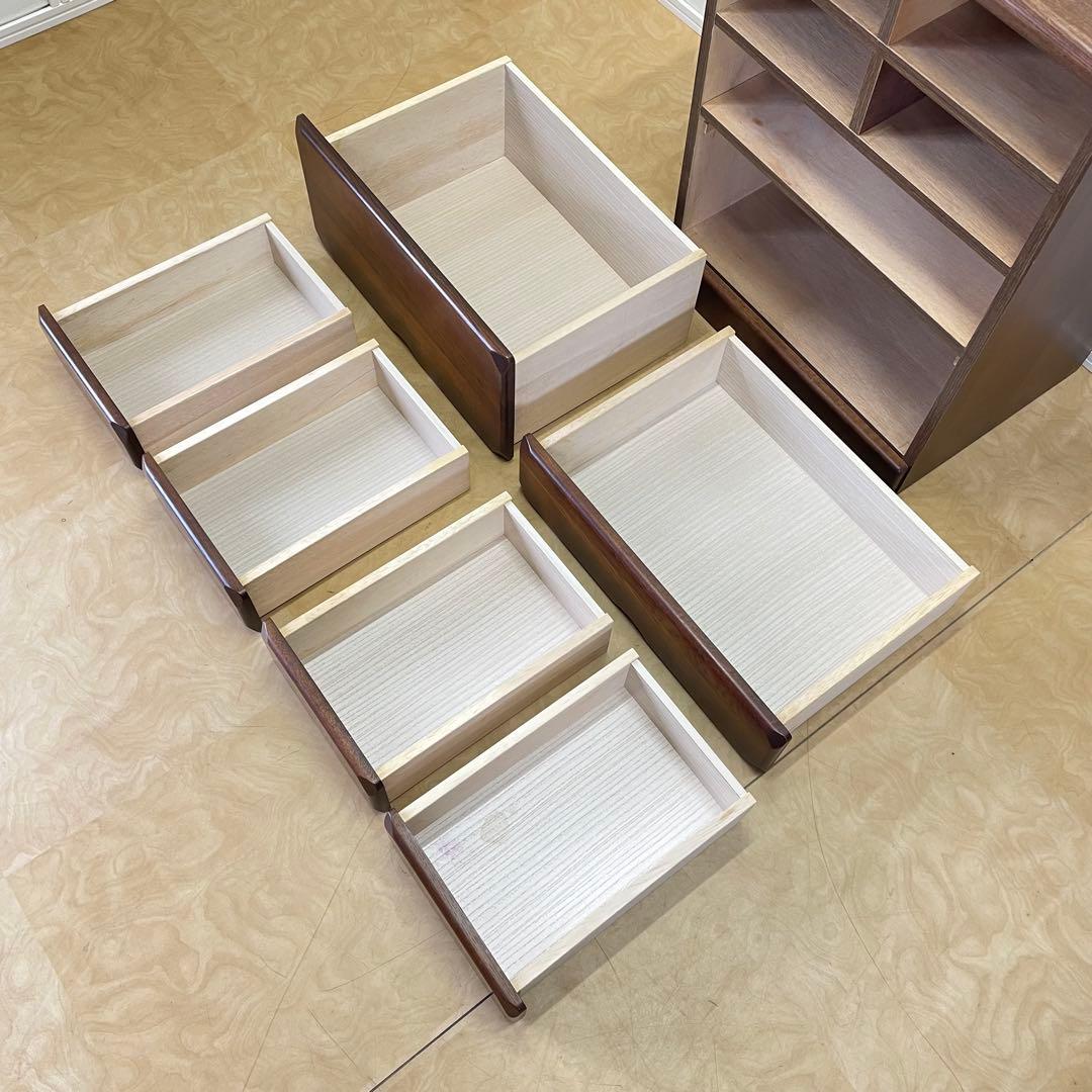 マルヨシ民芸家具 4段 6杯 チェスト② 引き出し タンス 電話台 収納