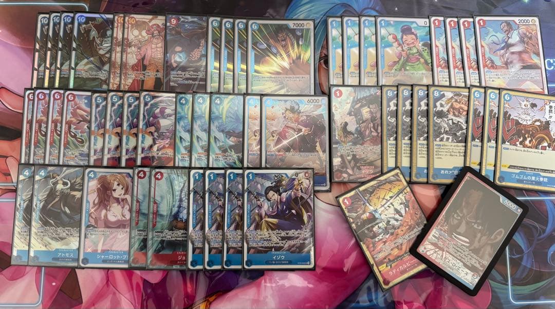 ワンピースカード　デッキ　赤青エース