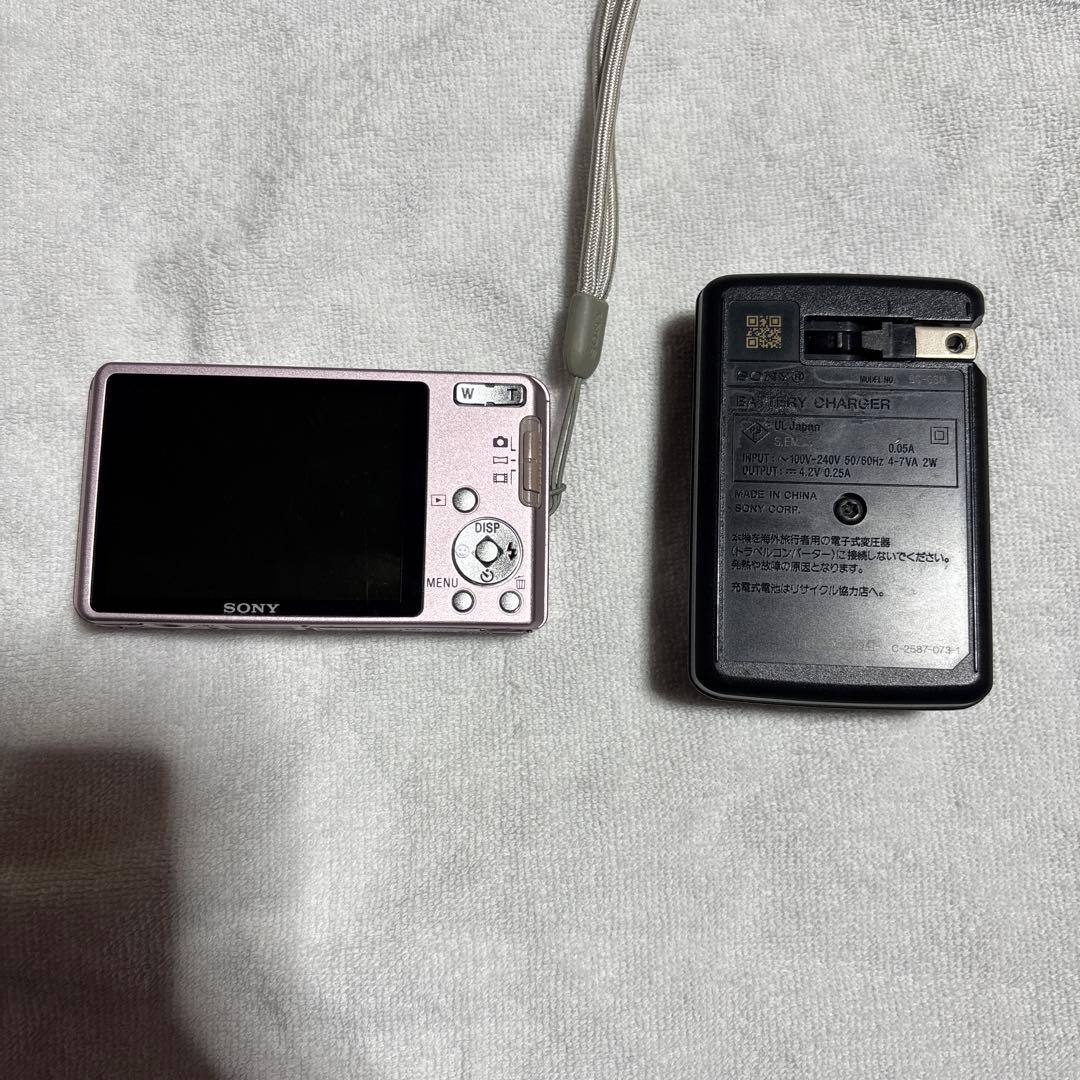 SONY サイバーショット DSC-W350D 桜色 名刺サイズ