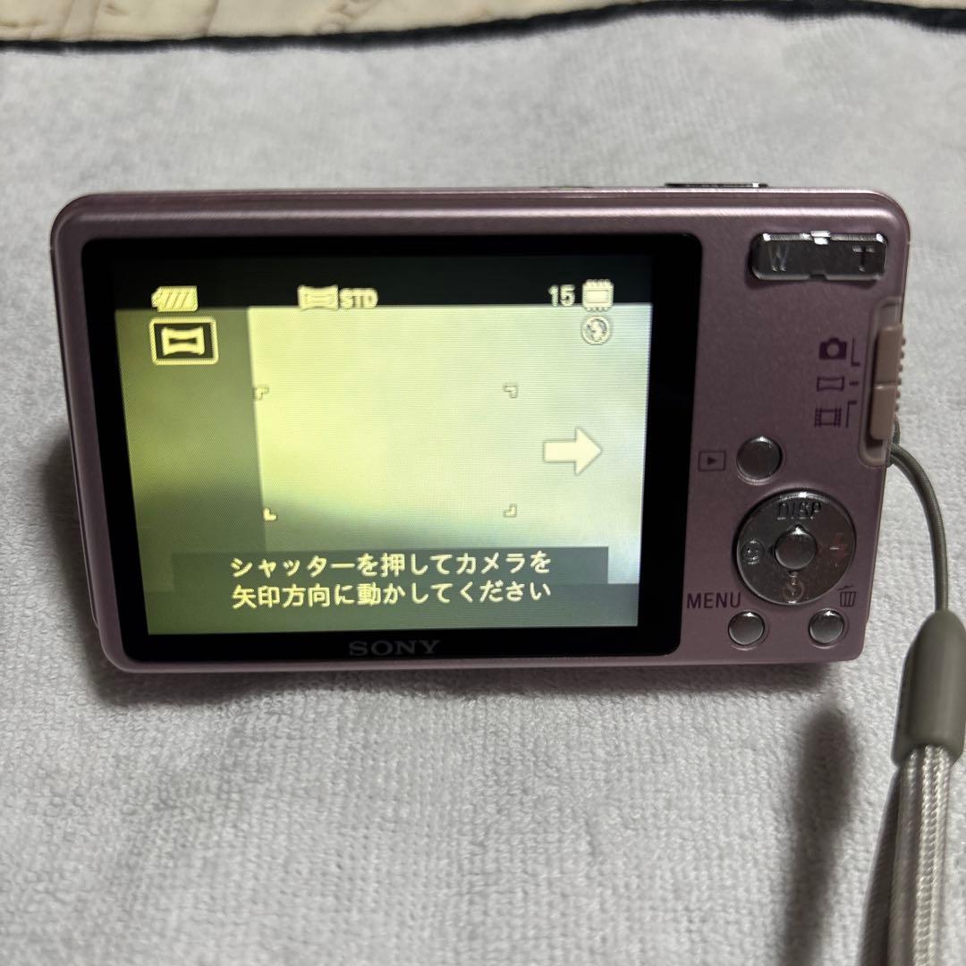 SONY サイバーショット DSC-W350D 桜色 名刺サイズ