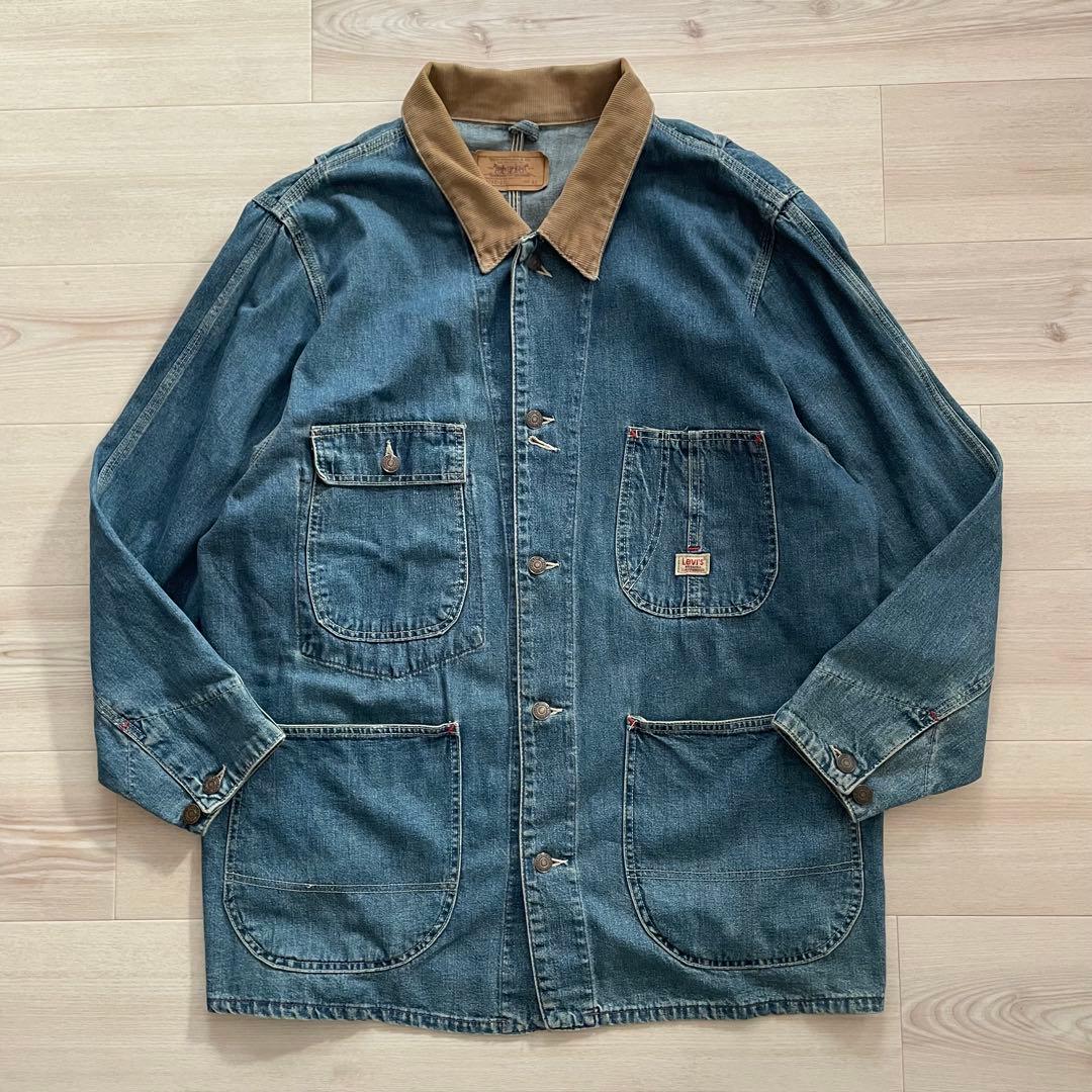 90s USA製 Levi’s 70742-21 デニムカバーオール サイズ40