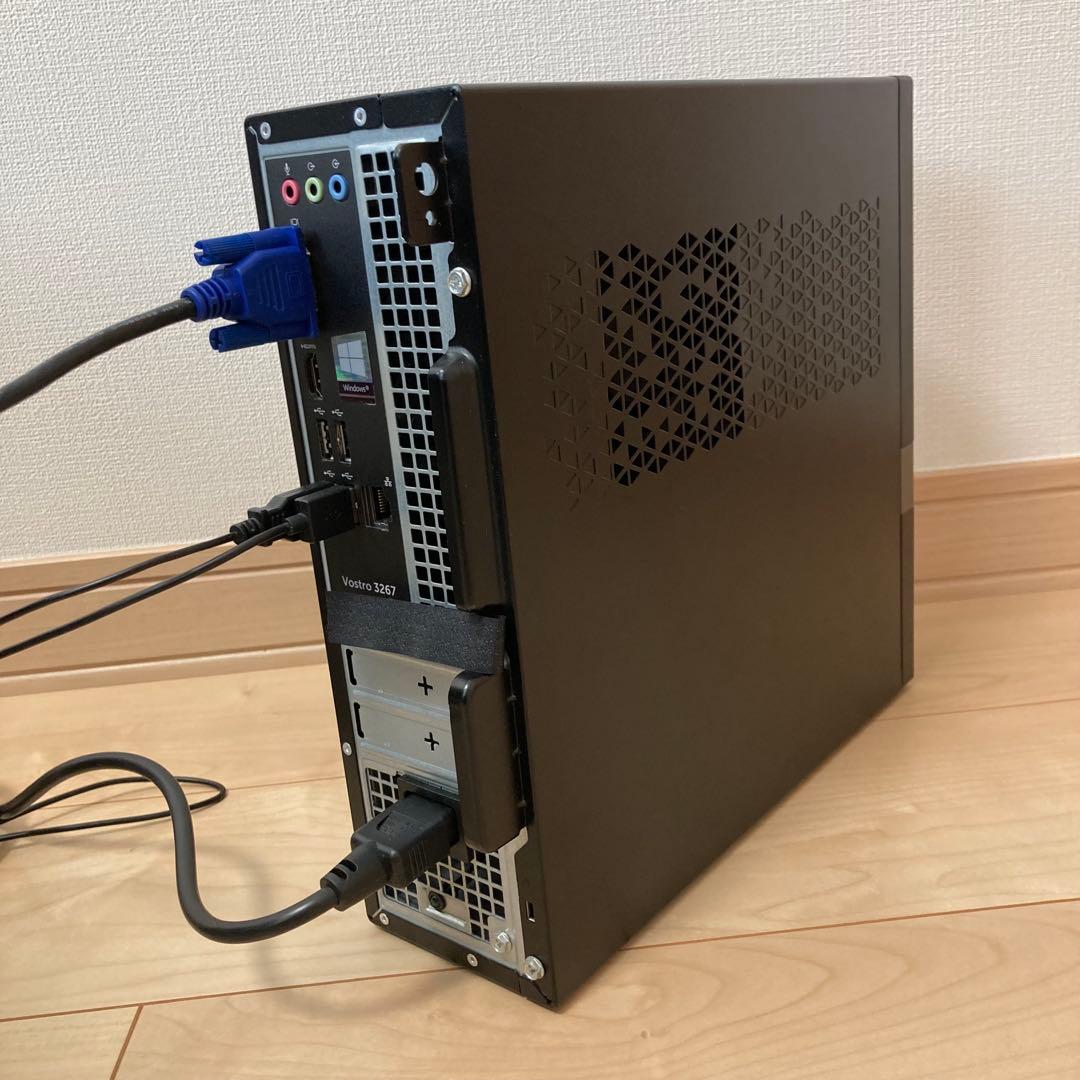 Dell デスクトップPC(Vostro 3267)＋モニタ　Win10 Pro