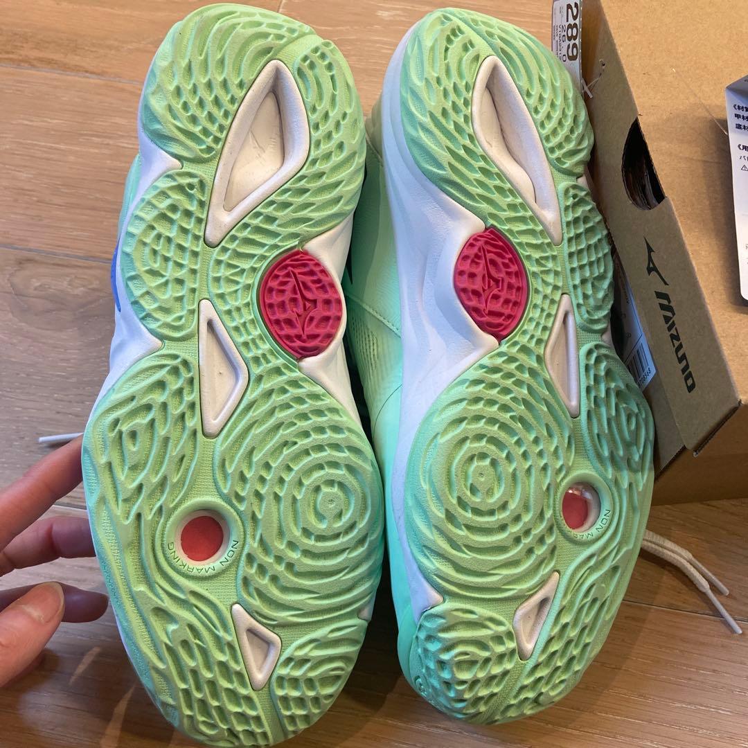 Mizuno バレーボールシューズ ミントグリーン　26センチ　限定品